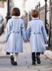 Trotters Heritage Coat Classic Coat in Pale Blue