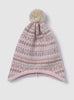 Chelsea Clothing Company Hat Little Bobble Hat in Pink Fair Isle