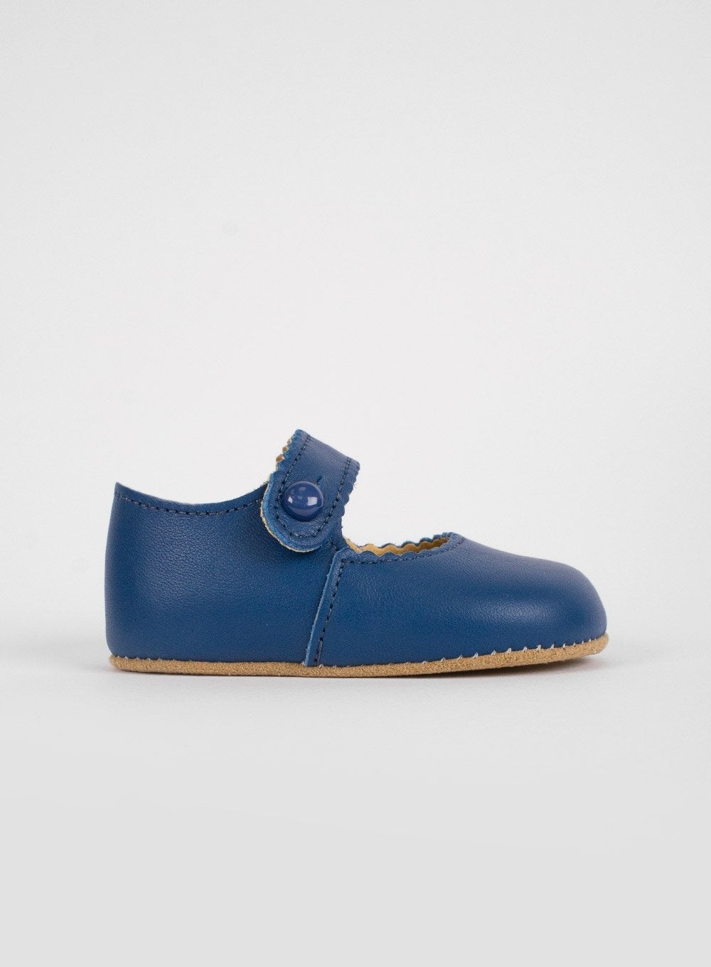 Early Days Emma Leather Pre Walkers in French Blue Trotters