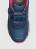 Geox Trainers Geox Navy/Fuchsia Bernie Trainer - Trotters Childrenswear