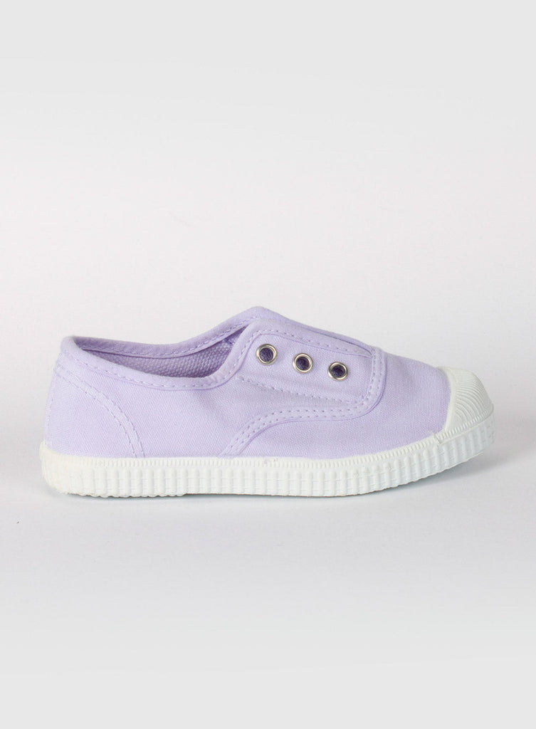 Hampton Canvas Canvas Shoes Hampton Canvas Plum Plimsolls in Lilac