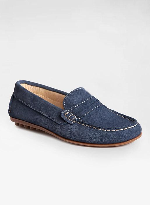 Hampton Classics Loafers Hampton Classics Monaco Loafers in Blue - Trotters Childrenswear