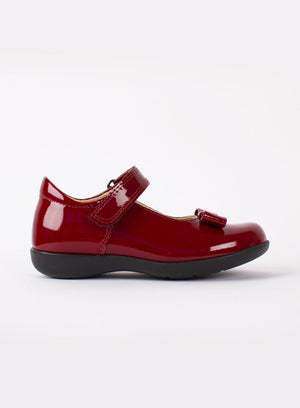 Hampton Classics Party Shoes Hampton Classics Elsa Shoes in Burgundy Patent - Trotters Childrenswear