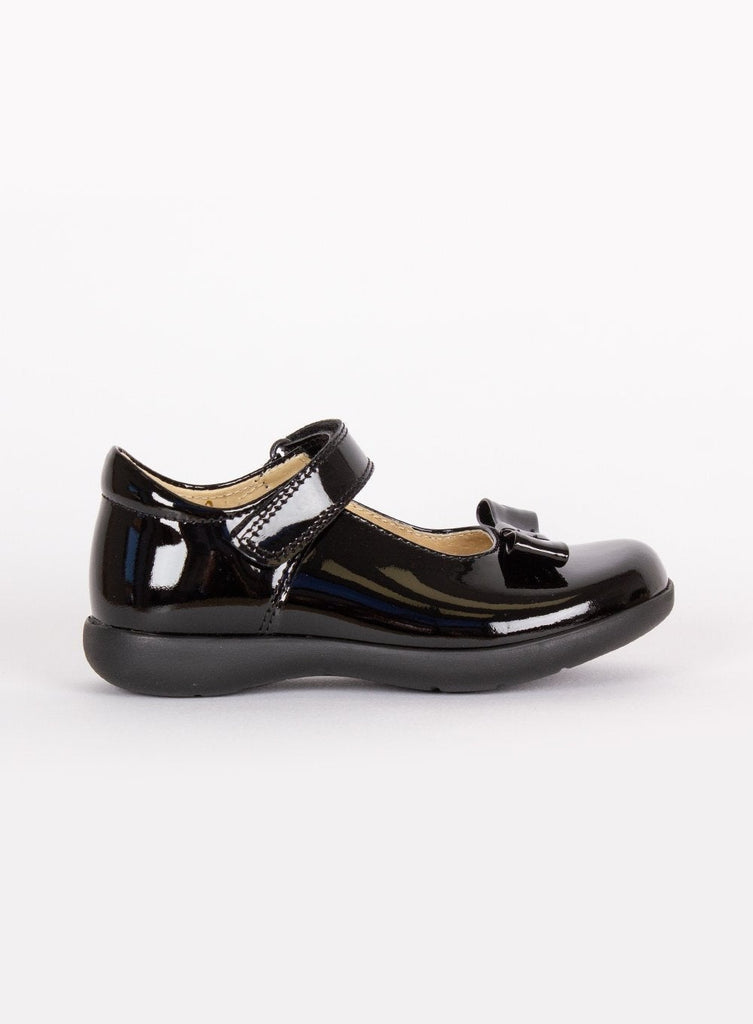 Buy Hampton Classics Black Patent Elsa School Shoes | Trotters ...