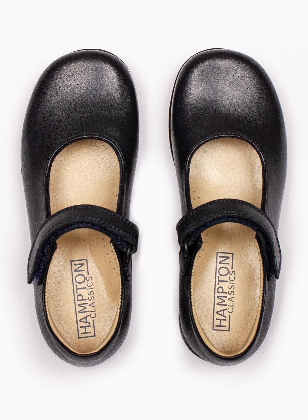 Hampton Classics Emily Girls School Shoes in Black | Trotters