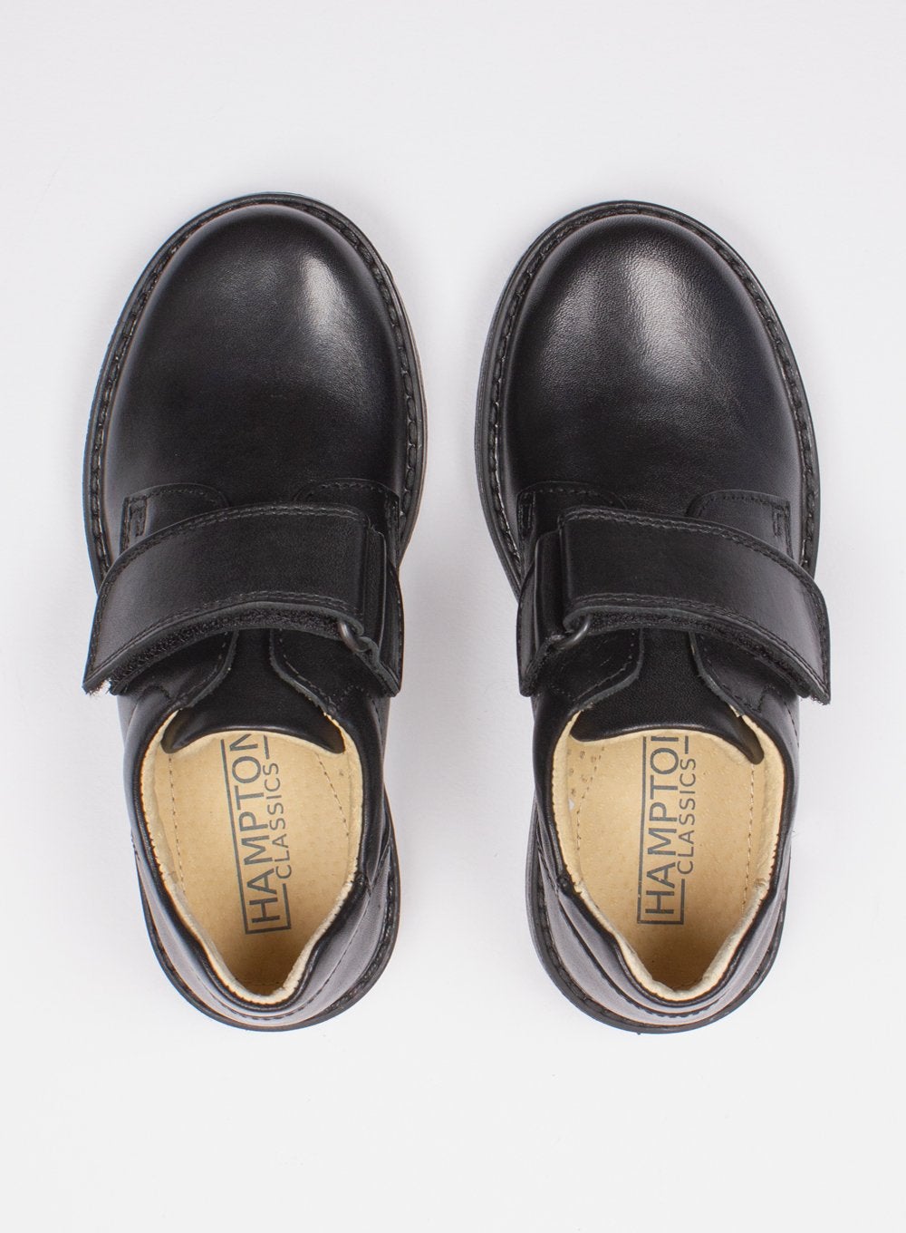 Hampton Classics George Boy's School Shoes in Black | Trotters