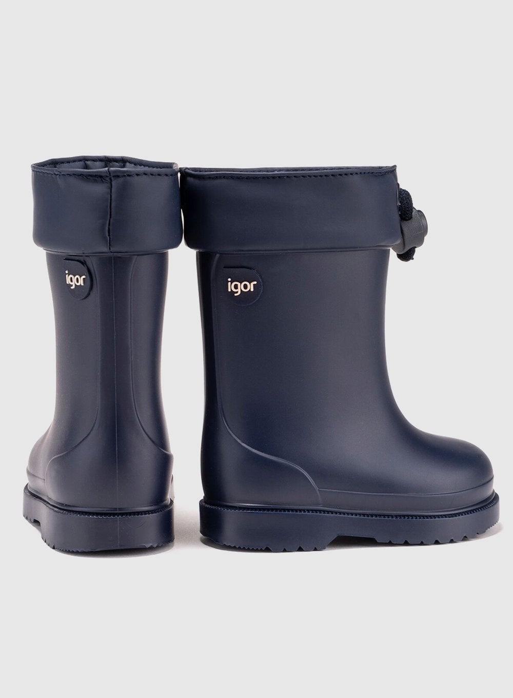 Buy Igor Chufo Cuello Wellington Boots in Navy | Trotters Childrenswear