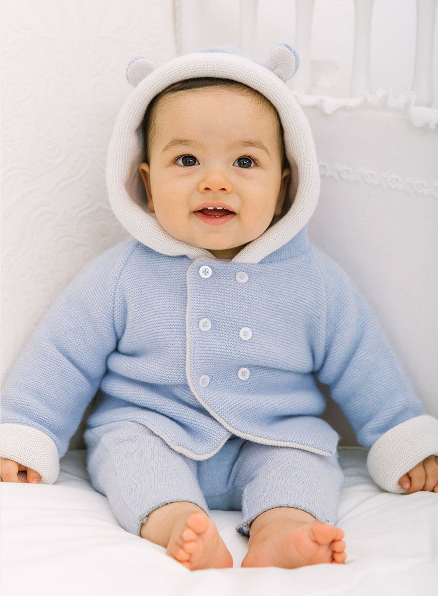 Pale blue baby coat online