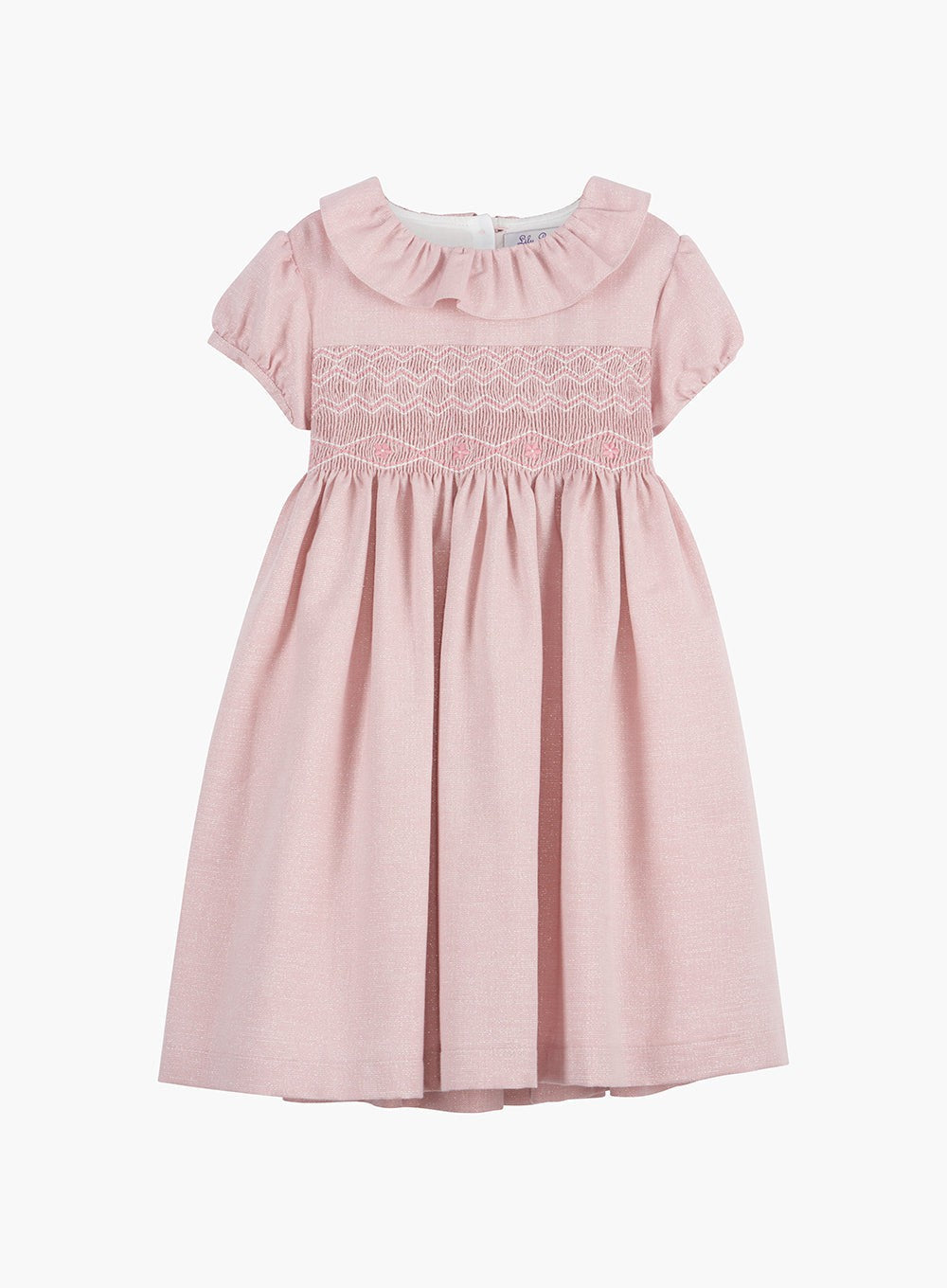 Light pink deals smocked dress