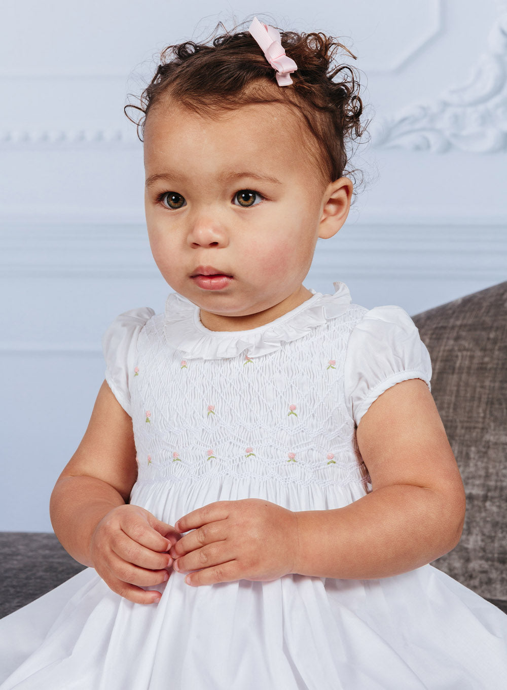 Hand smocked baby on sale clothes