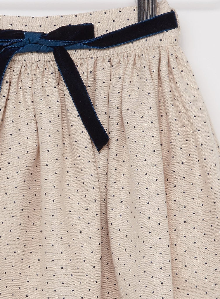 Girls Hetty Party Skirt in Gold | Trotters Childrenswear