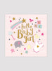 Rachel Ellen Toy Hello Baby Girl Card - Trotters Childrenswear