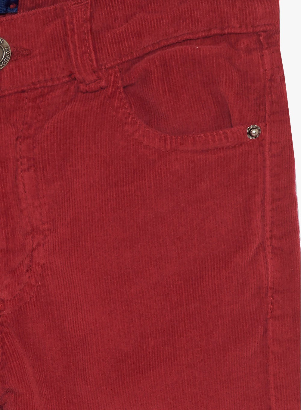 Red 2024 cord jeans